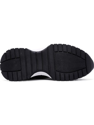 Derimod Kadın Siyah Bağcıklı Sneaker 24WFD370414