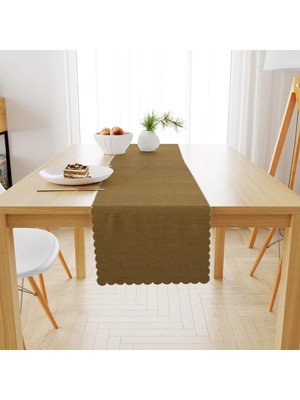 BenimOl Hardal Kadife Dokulu Runner 40x180