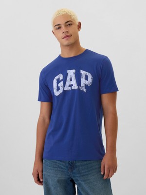 Gap Erkek Mavi Everyday Soft Gap Logo T-Shirt