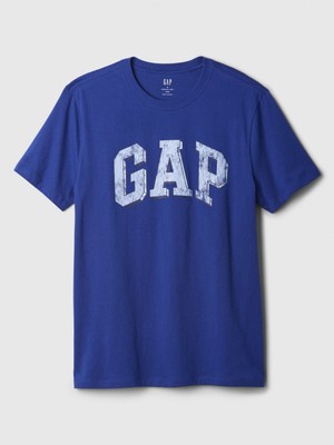 Gap Erkek Mavi Everyday Soft Gap Logo T-Shirt