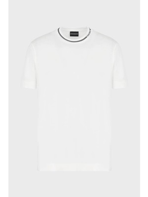 Emporio Armani Pamuklu Bisiklet Yaka T-Shirt Erkek T-Shirt 6D1T95 1josz 0101