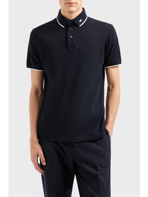 Emporio Armani Emporio Armani% 100 Pamuklu Polo Yaka T-Shirt Erkek Polo Yaka T-Shirt 6D1F65 1jtkz 0993