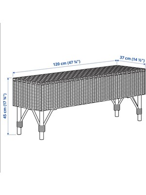 Ikea Tolknıng Bambu Bank