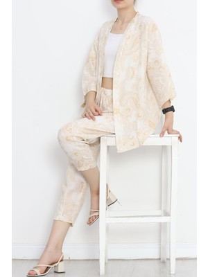 Glamfit Kimono Takım Bej2 - 152342.701.