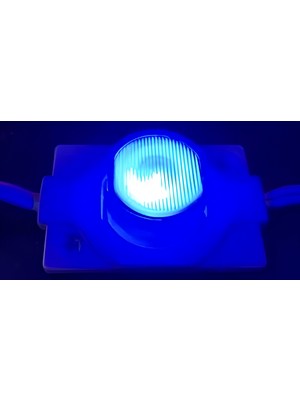 Demir Led Tek Lensli Modül LED Mavi 1.5W (10 Adet)