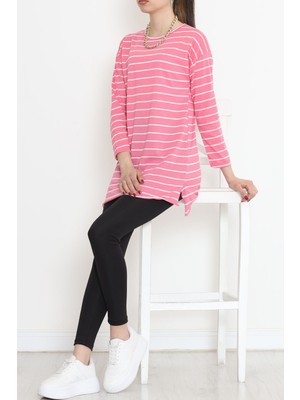 Glamfit Çizgili Tunik Pembe - 11313.1567.