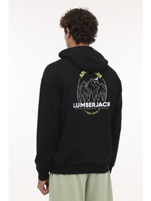 Lumberjack ml Uthar 17UT1005 4pr Sıyah Erkek Sweatshirt