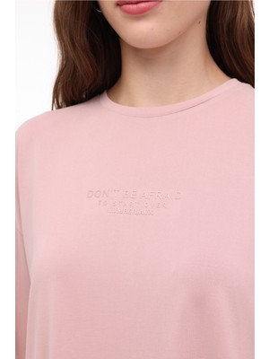 Lumberjack Wl Palma 11MS400 4pr A Pembe Kadın Kısa Kol T-Shirt