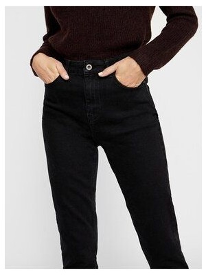 ByCukurovaFrango Leo Penelope Phoebe Siyah Yüksek Bel Mom Jeans Boyfriend