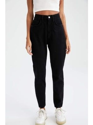 ByCukurovaFrango Leo Penelope Zero  Yüksek Bel Mom Fit Jean Pantolon C 4525-027