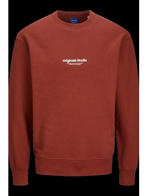 Jack & Jones Jorvesterbro Sweat Crew Neck Noos 12241694 Kiremit