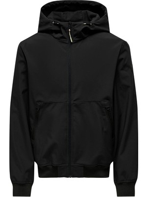 Only & Sons Onsbowıe Softshell Bomber Otw Noos Erkek Mont 22029276 Black