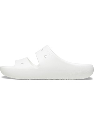 Crocs Classic Sandal V2 Kadın Terlik Beyaz Renk Düz Topuk Konforu ile Sezonsuz Kullanım 209403-100 209403-100015