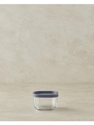 English Home Fresh Safe Cam Saklama Kabı 270 ml Gri