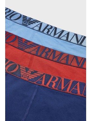 Emporio Armani Logolu Streç Pamuklu Boxer Erkek Boxer 111357 4F726 25732