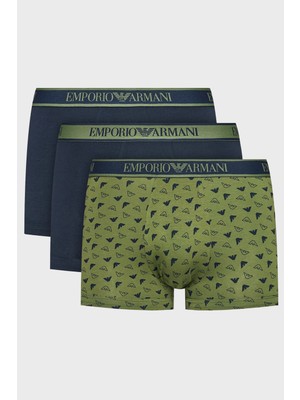 Emporio Armani Logolu Streç Pamuklu Boxer Erkek Boxer 112130 4F717 75436