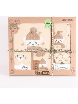 Vav Baby Vavbaby Organik Hastane Çıkışı 10’Lu Polar Bear-Ekru