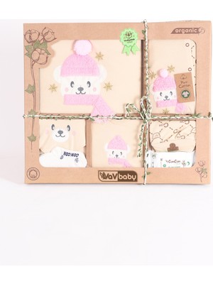 Vav Baby Vavbaby Organik Hastane Çıkışı 10’Lu Polar Bear-Pembe