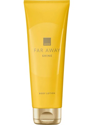 Avon Far Away Shine Vücut Losyonu 125 ml Kadınlar için Pembe Biber ve İsfahan Gülü Aromalı
