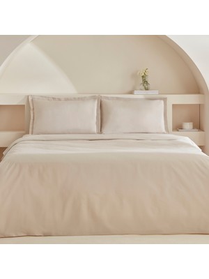 Karaca Home Karaca Home White Collection Lavin King Size Nevresim Takımı Bej