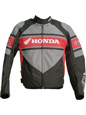 Lbc Truva Motosiklet Montu Siyah-Gri-Kırmızı Mevsimlik Kullanım İçin  Cordura Kumaş