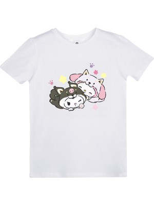 EZ Design Kuromi ve My Melody Baskılı Tshirt