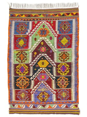 Soho Antiq Pakdest Renkli El Dokuma Kavak Kilim 118x186 Cm