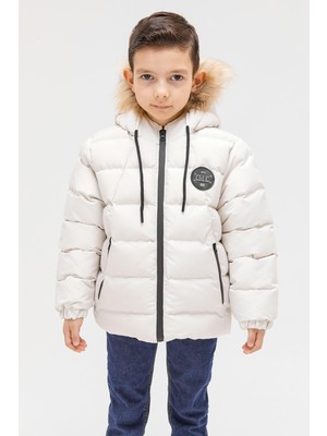 Benitto Kids Benittokids Erkek Çocuk Natürel Kürklü Mont 51289