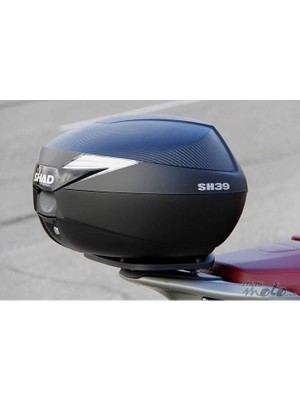 Shad SH39 Arka Çanta - Topcase 39 Litre Kapasite, Su Geçirmez ve Dayanıklı Karbon Görünüm