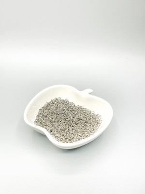 Egem Aksesuar 4 mm Metal Gümüş Renk Takı Halkası 500 Adet