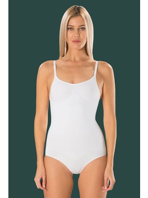 Cosmic Alışveriş Beyaz Slip Zıbın Korse Body Atlet