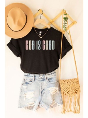 Medinenur God Is Good Baskılı Unisex T-Shirt