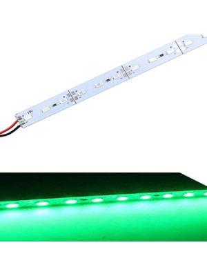 Demir Led 12 Volt 5630 Ledli LED Bar Alüminyum Çubuk 72 Ledli Yeşil