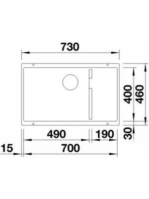 Blanco Subline 700 U Level Tezgah Altı 1.5 Gözlü Damlalıksız Granit Eviye Jasmine (523457)