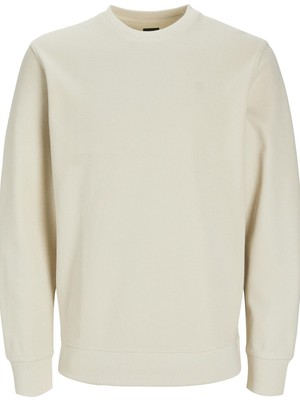 Jack & Jones Jprblarowan Structured Sweat Crew Neck KREM12259351