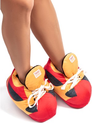 Twigy Sorty Unisex Hayvanlı Panduf Kırmızı 37/46