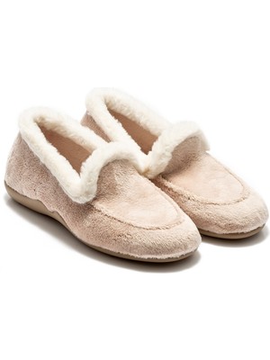 Twigy Comfy Kadın Ev Ayakkabısı Pudra 36/41