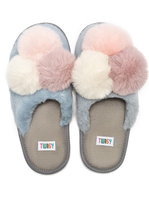 Twigy Jess Kadın Ev Terliği Mavi 36/41