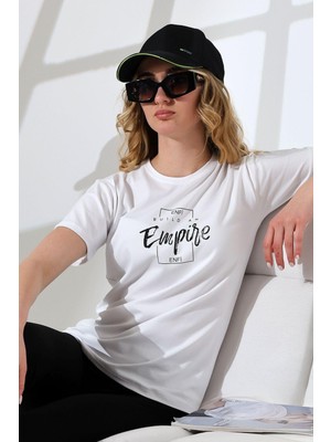 Enfi Penye Süprem Baskılı Pamuklu T-Shirt