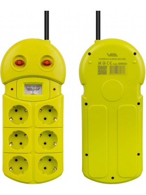 Vea VE-970B 6'lı 1.5 Metre Grup Priz