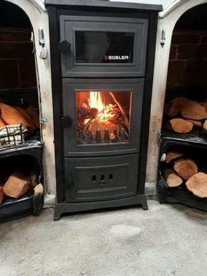 Süsler  Döküm Şömine Soba Emaye Kaplı