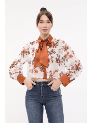 Home Store Çiçek Desenli Gömlek
