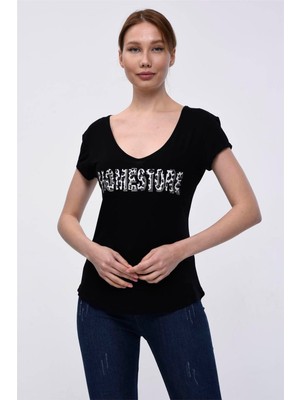 Home Store Baskılı T-Shirt