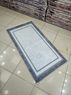 Armones Home 80X150 Makinada Yıkanabilir Dijital Baskı  Kaymaz Dot Taban  3,5mm Süngerli Halı