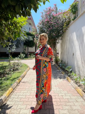 Gokili Butik Kadın Uzun Gömlek Elbise/tunik