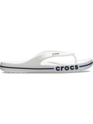 Crocs Bayaband Flip Unisex Terlik 205393-126 White/navy