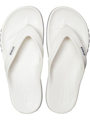 Crocs Bayaband Flip Unisex Terlik 205393-126 White/navy