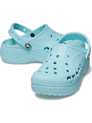 Crocs Baya Platform Clog Kadın Terlik 208186-4SS Pure Water