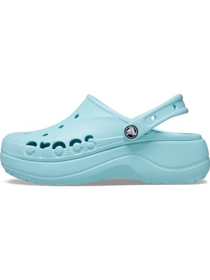 Crocs Baya Platform Clog Kadın Terlik 208186-4SS Pure Water