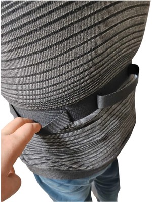 Butik 100 kg Üstü Çok Amaçlı Siyah Renk Hasta Yürüyüş Destek ve Denge Kemeri Hasta Taşıma Aparatı